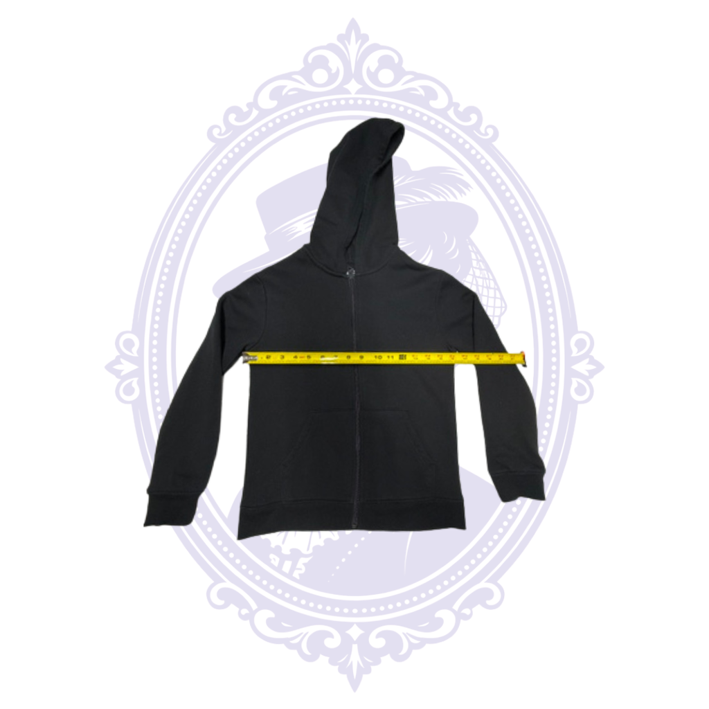 Cat & Jack Boys Black Full-Zip Hoodie – Size M (8)