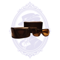Chanel 5086 brown shield sunglasses with original Chanel case and box