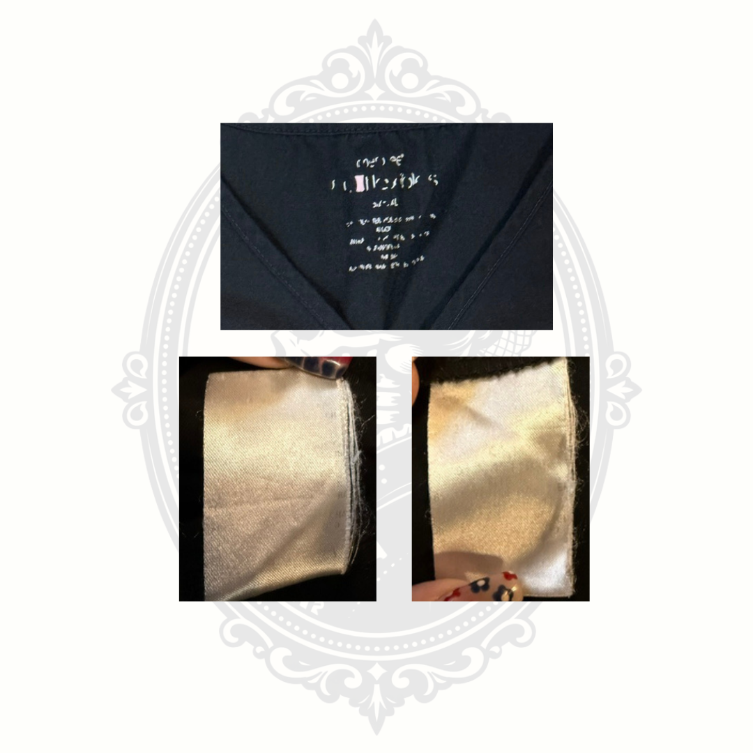 Cherokee UPMC Black Women's XL Stretch Medical Scrub Top | UPMC Uniform