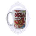 Retro General Mills Monster Cereals mug featuring vintage Count Chocula cereal box artwork.