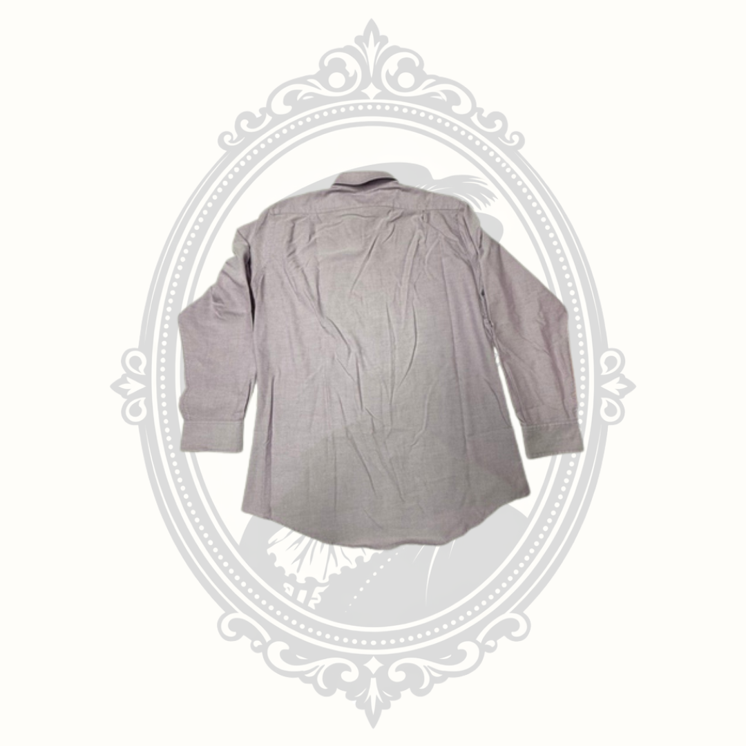 Back view of Covington men's long sleeve dress shirt