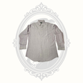 Covington men's lavender check button-down dress shirt front view