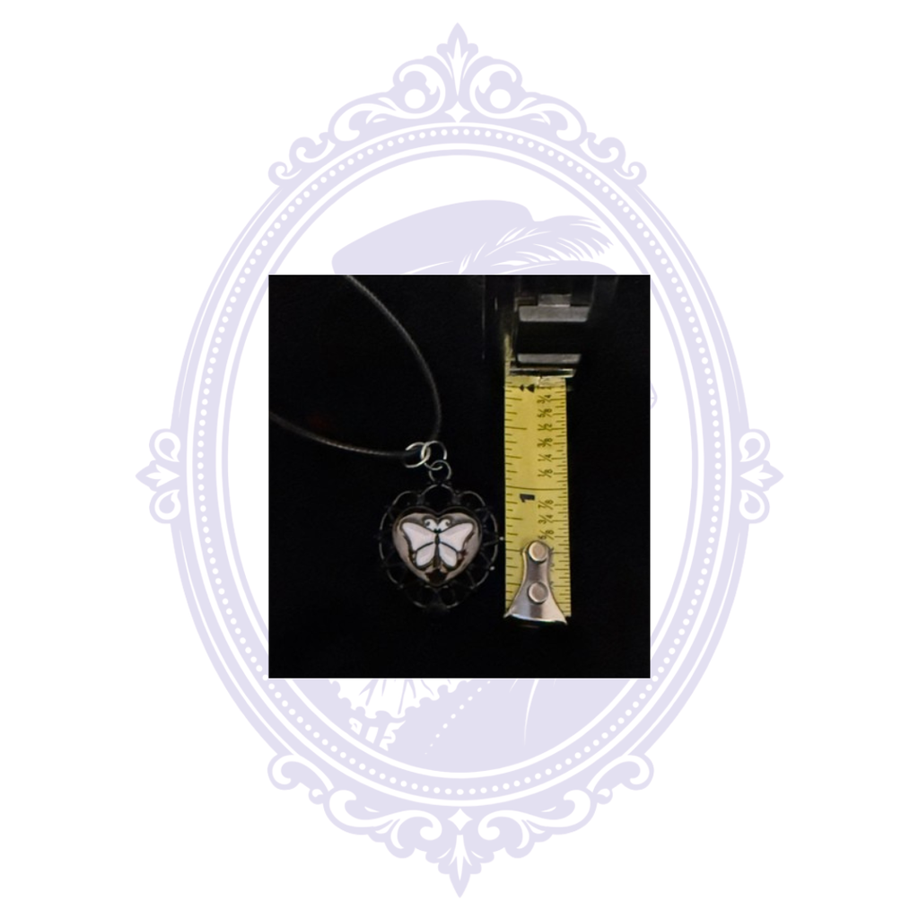 Butterfly Heart Pendant Necklace | CC-HW-N02