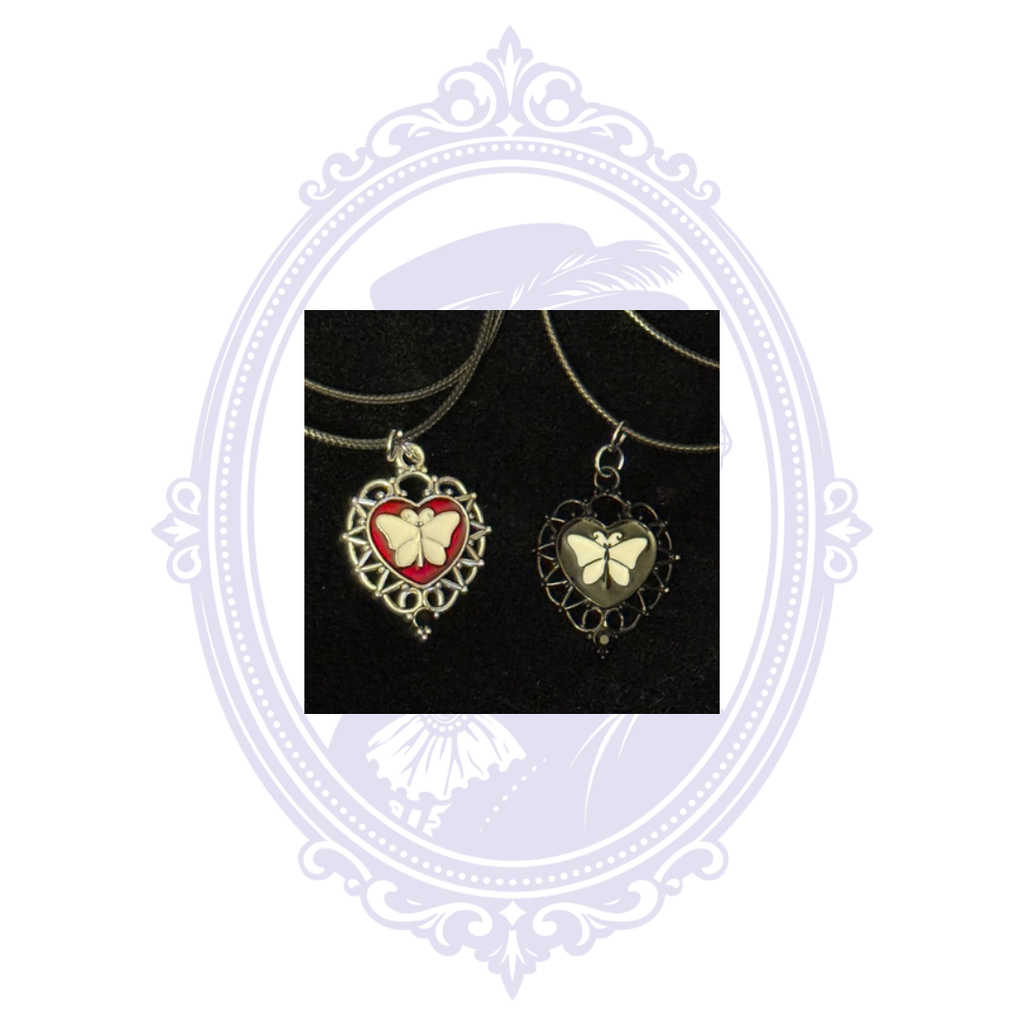 Butterfly Heart Pendant Necklace | CC-HW-N02