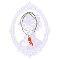 Red Rose Pendant Necklace | CC-HW-N05