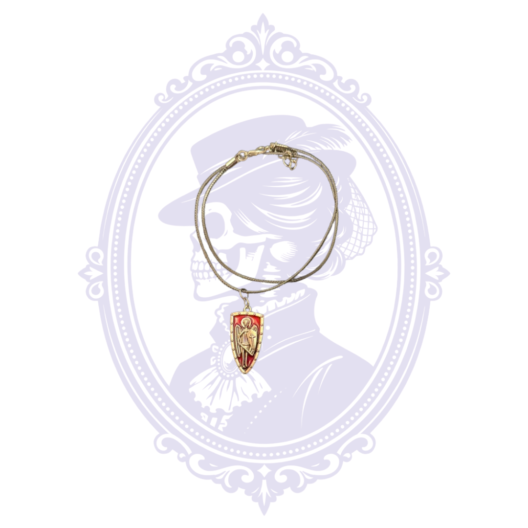 St. Michael Archangel Shield Pendant Necklace | CC-HW-N03