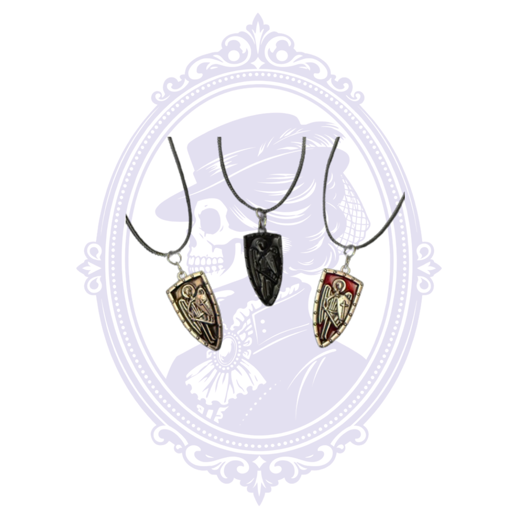 St. Michael Archangel Shield Pendant Necklace | CC-HW-N03