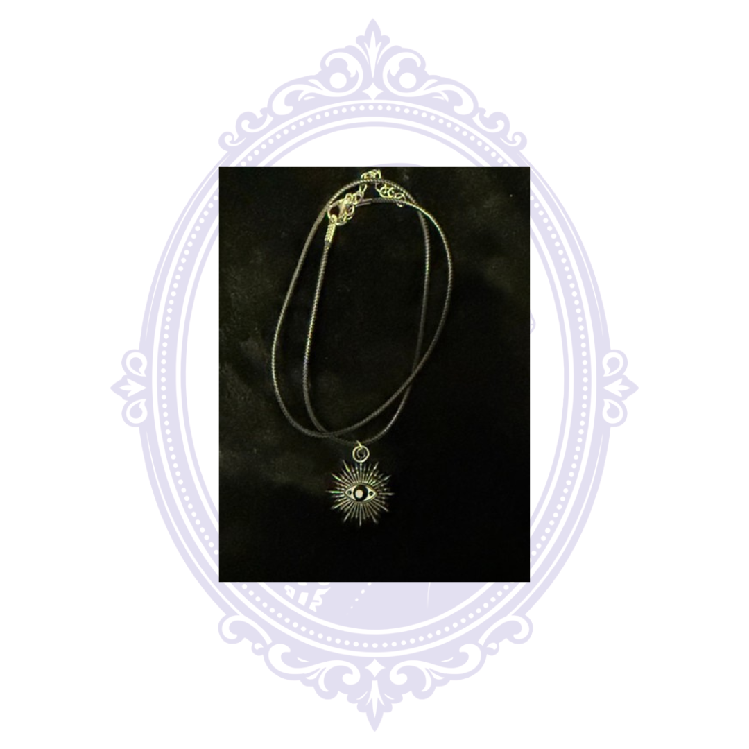 Cupboard Crafted Sunburst Eye Pendant Necklace | CC-HW-N04