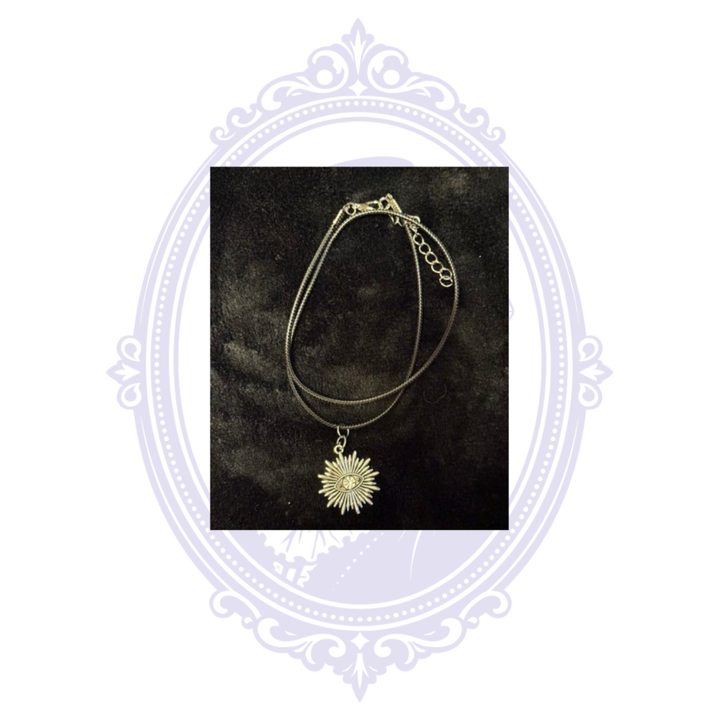 Cupboard Crafted Sunburst Eye Pendant Necklace | CC-HW-N04