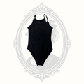 Danshuz Danznmotion Daisy Butterfly Back Girls Ballet Dance Leotard Black Estimated Size 4/6