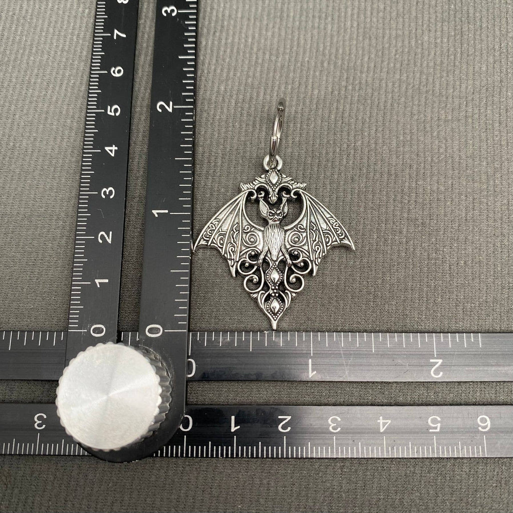 Gothic Bat Huggie Earrings - GT