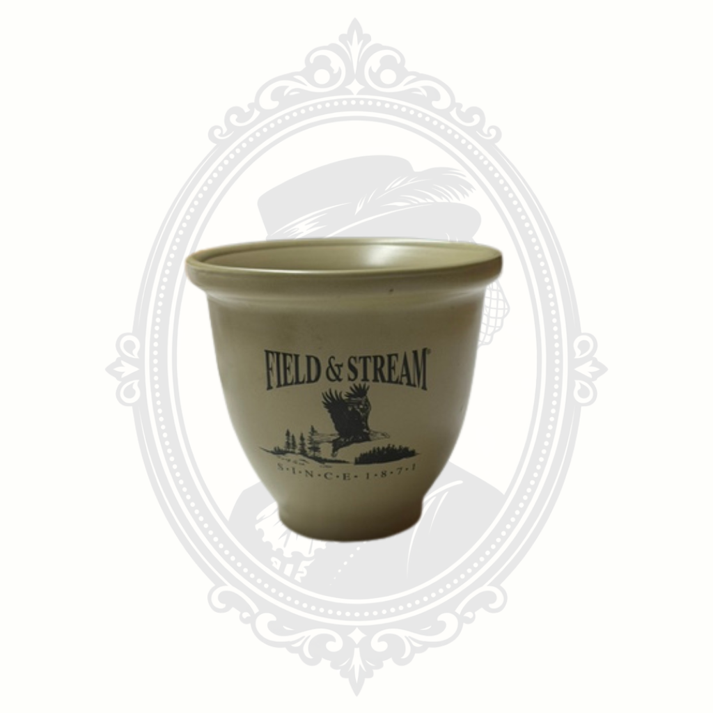 Field & Stream Stoneware Crock – Rustic Hunting Lodge Organizer – DesignPac