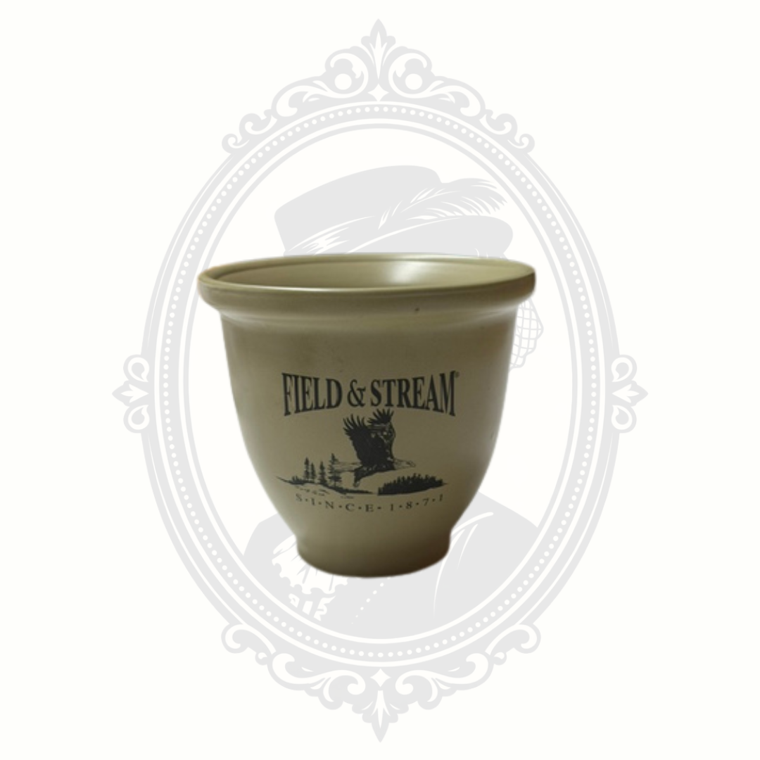 Field & Stream Stoneware Crock – Rustic Hunting Lodge Organizer – DesignPac