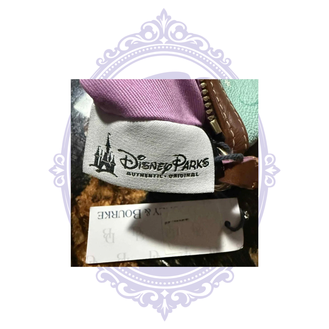 Made in China care label inside Disney wristlet