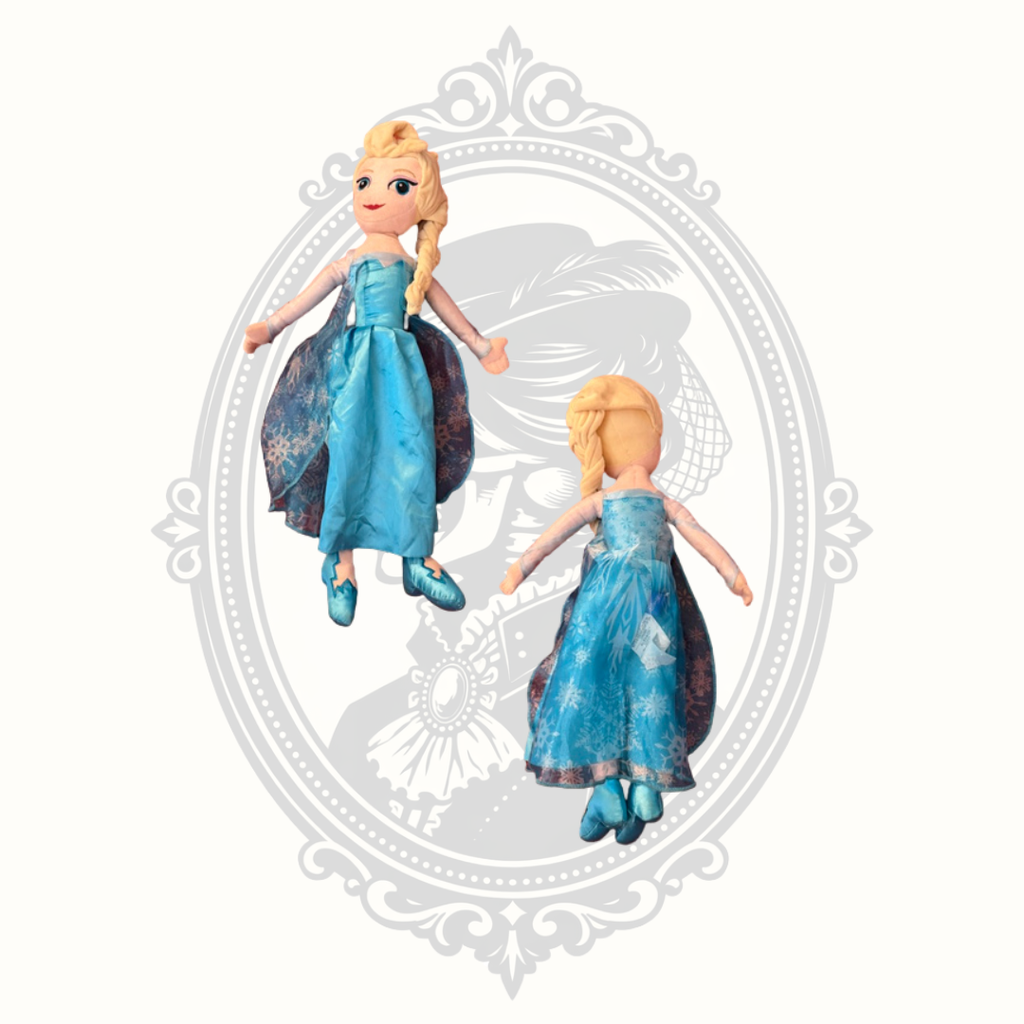 Disney Frozen Elsa Large Plush Doll Blue Gown – Approx. 26"