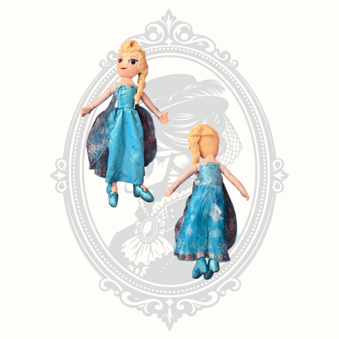 Disney Frozen Elsa Large Plush Doll Blue Gown – Approx. 26"