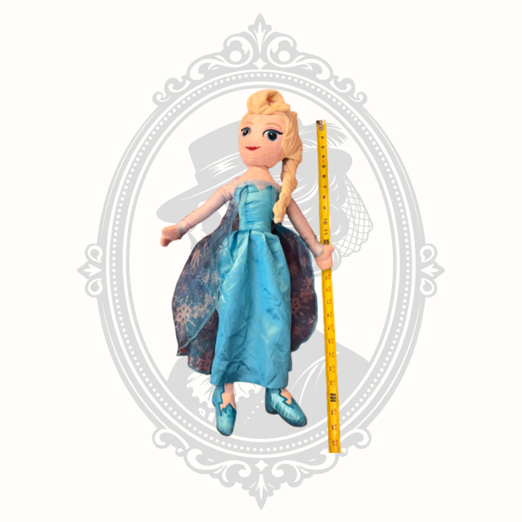 Disney Frozen Elsa Large Plush Doll Blue Gown – Approx. 26"
