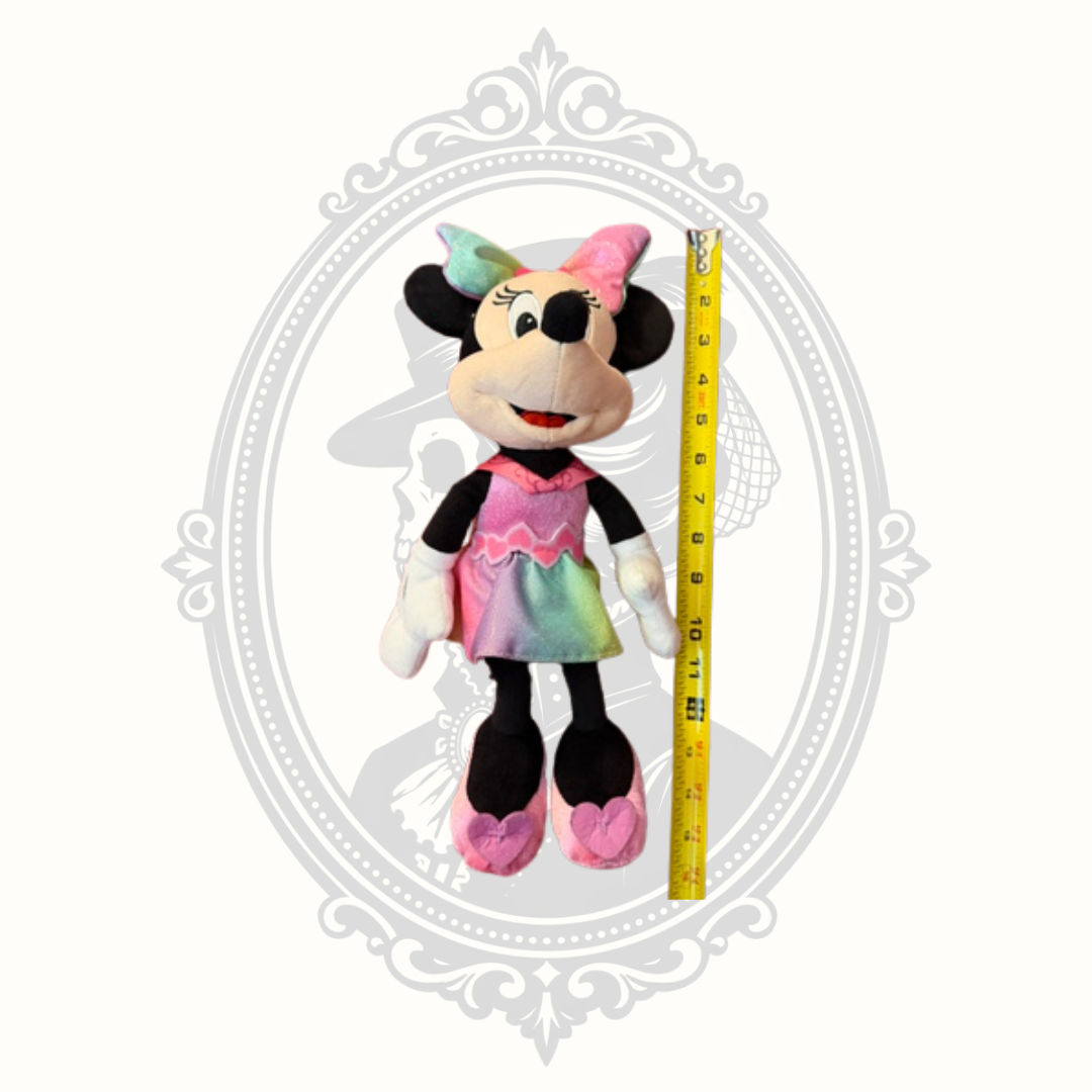 Disney Minnie Mouse Pastel Rainbow Interactive Plush Doll