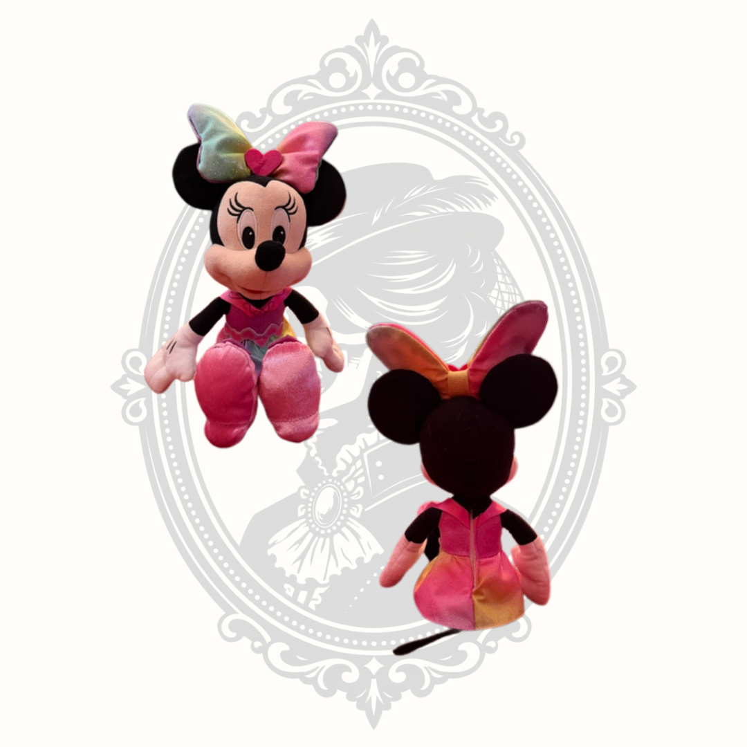 Disney Minnie Mouse Pastel Rainbow Interactive Plush Doll