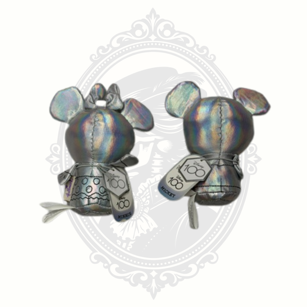 Disney100 Hallmark itty bittys Mickey & Minnie Mouse Plush Set – Silver Anniversary Edition – New With Tags