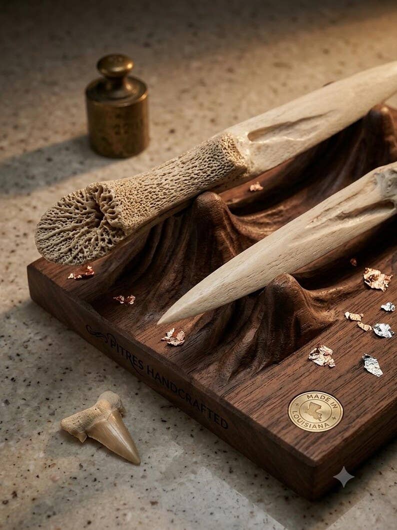 Authentic Louisiana Alligator Jawbone Letter Opener | Handcrafted Bayou Curiosity