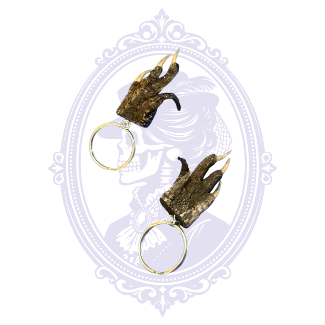 Genuine Louisiana Alligator Keychains – Tooth, Foot & Natural Curiosity Charms