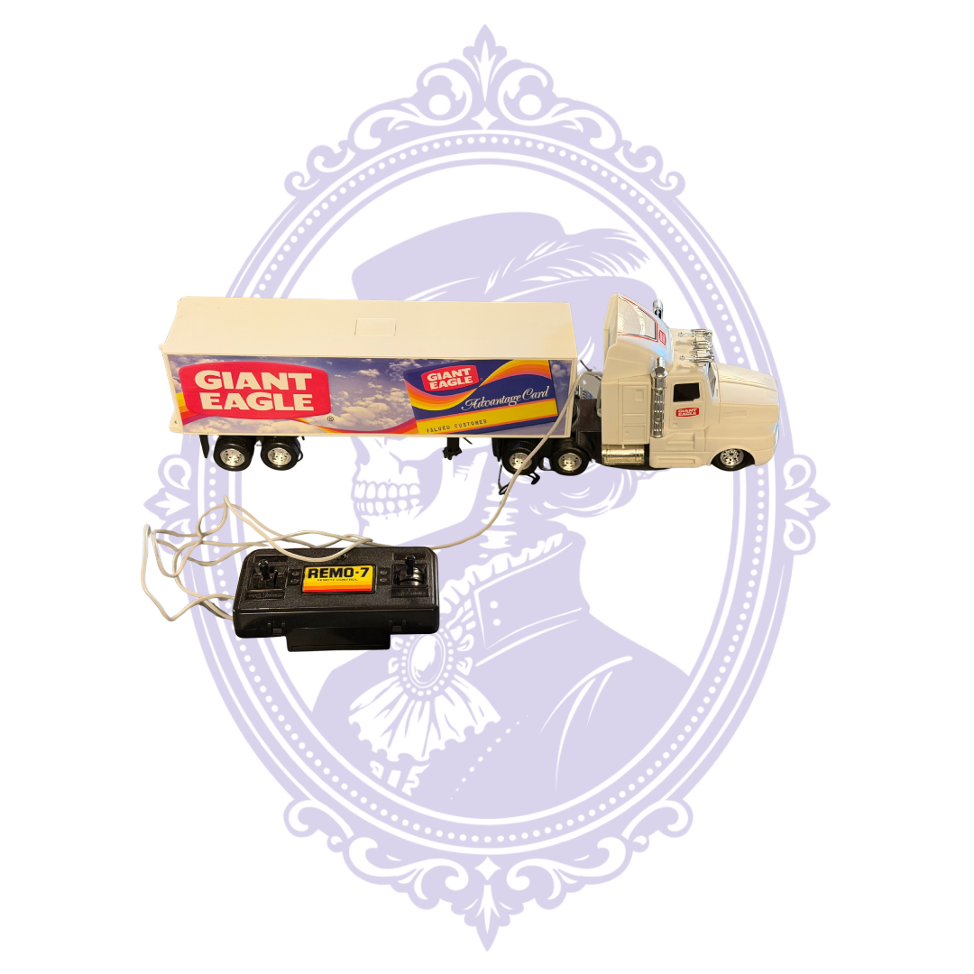 Giant Eagle remote-control semi truck, additional detail view
