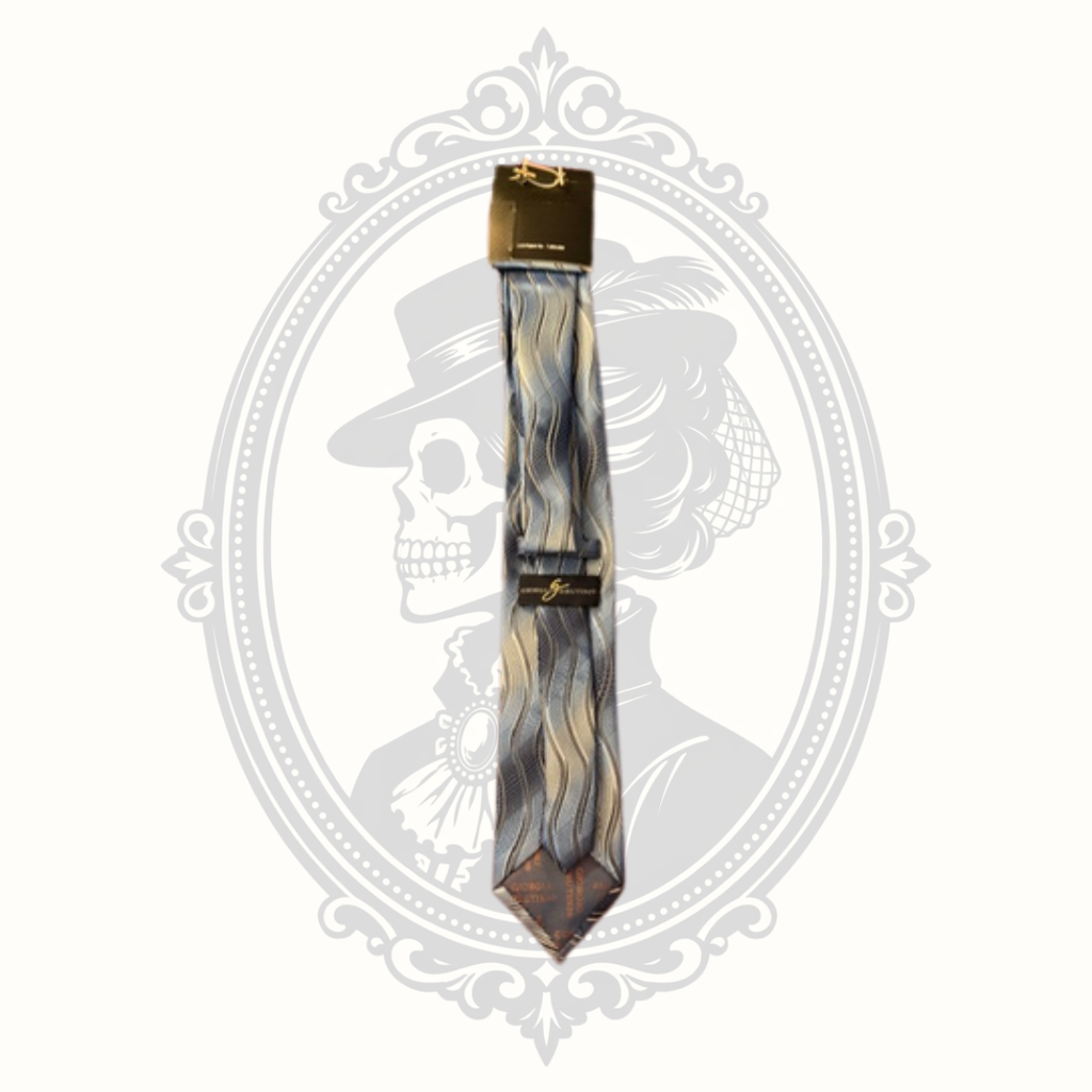 Giorgio Brutini X-Long Necktie, Pocket Square & Cuff Links Set