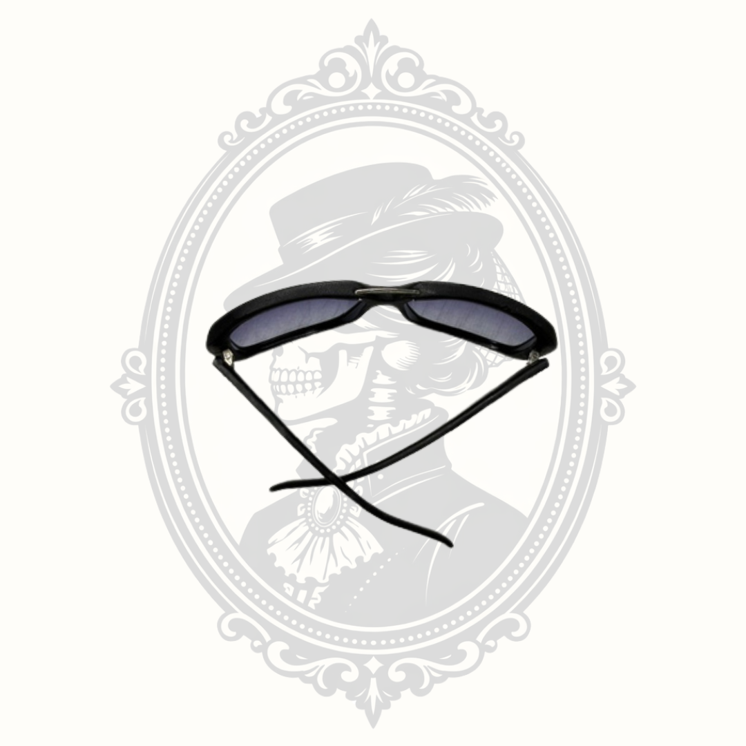 Gucci GG 1017/S 59□15 Leather Wrap Sunglasses Black Gray Gradient Lenses Made in Italy with Case & Authenticity Card
