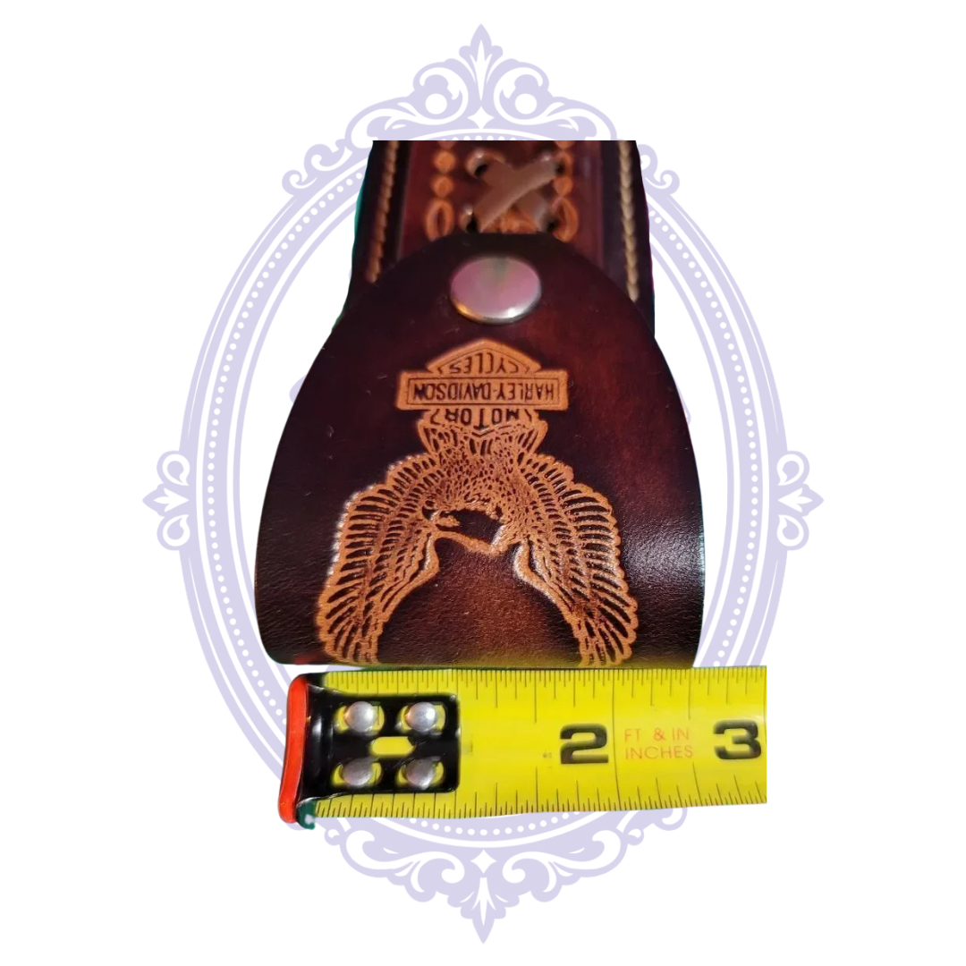 Leather sheath width measurement