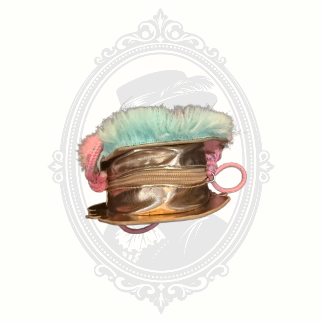 Ice Cream Cone Faux Fur Crossbody Purse