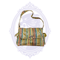 Kalencom New Orleans Multicolor Stripe Laminated Cotton Messenger Diaper Bag