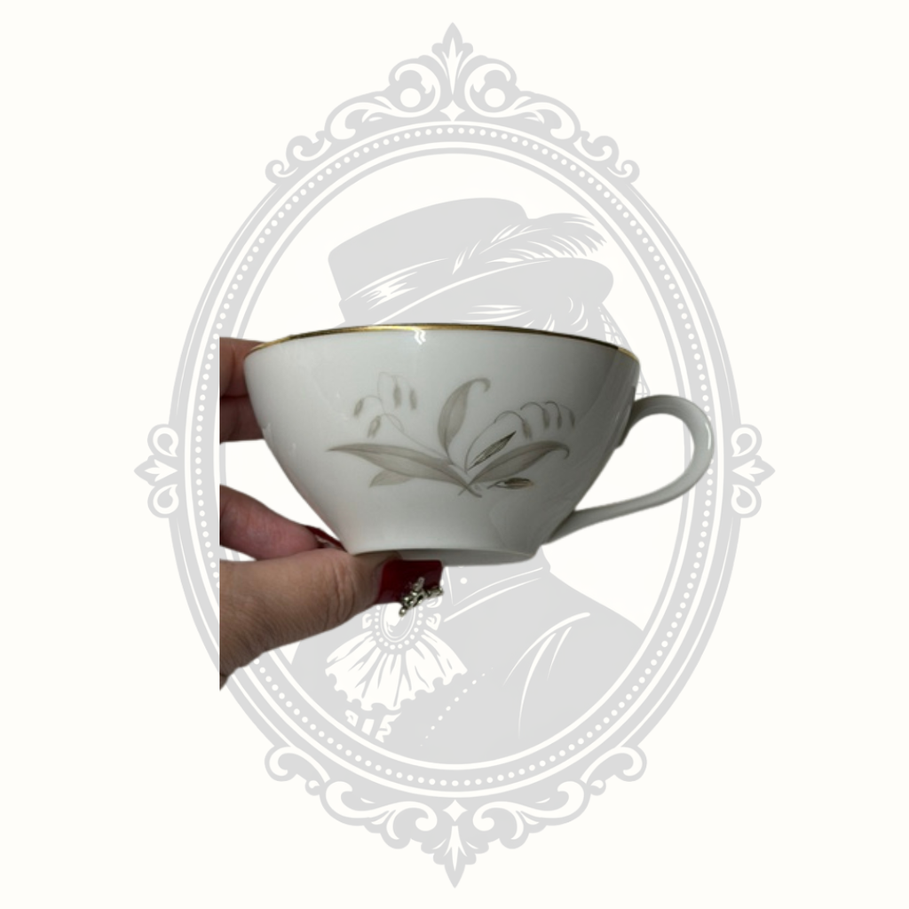 Vintage 1961 Kaysons Golden Rhapsody Fine China Cups & Saucers – Set of 11