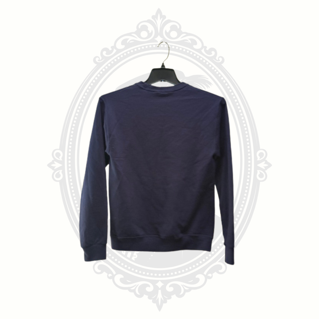 Kennywood Holiday Lights Graphic Crewneck Sweatshirt Navy Adult Small