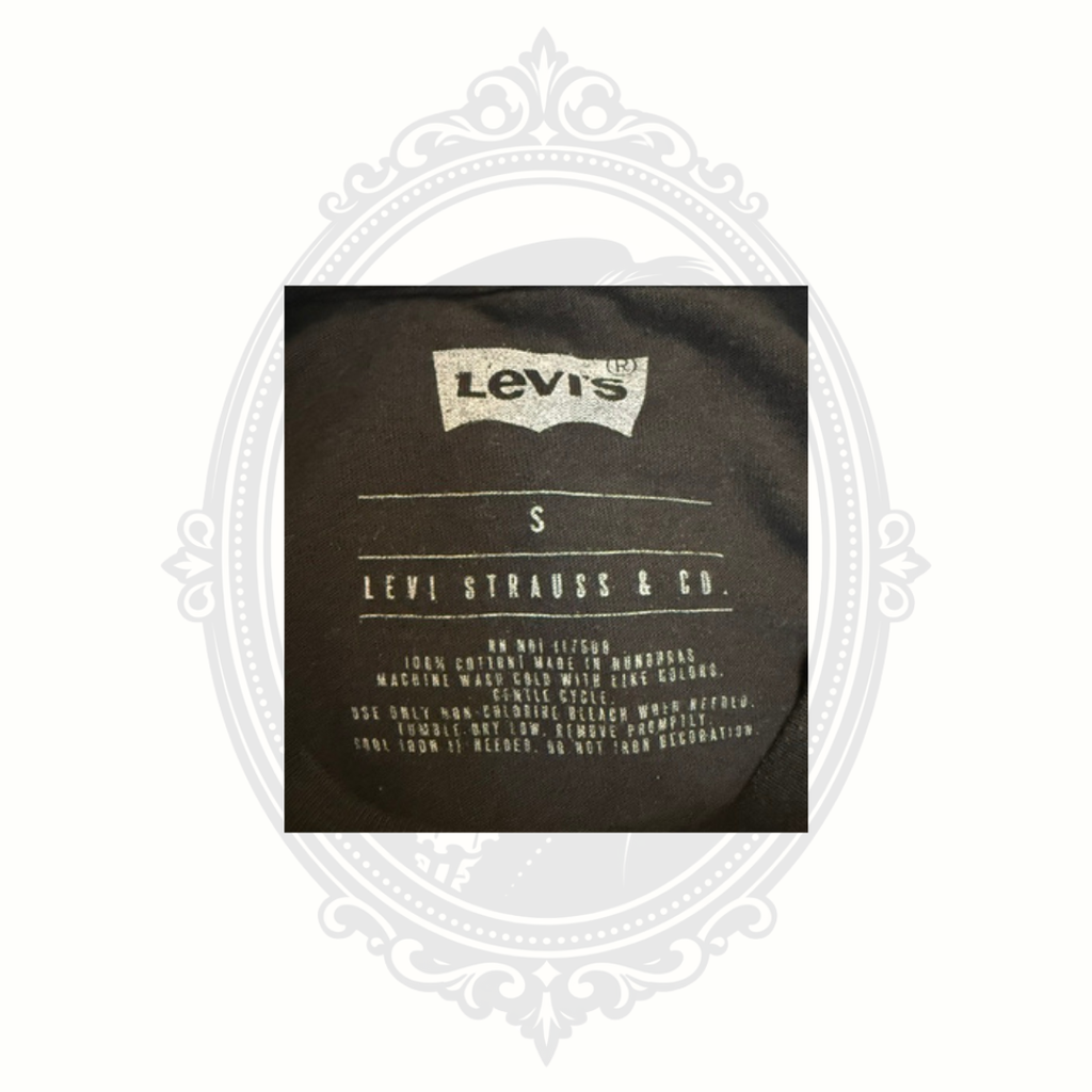 Levi's California Republic Logo Tee Black Size Small