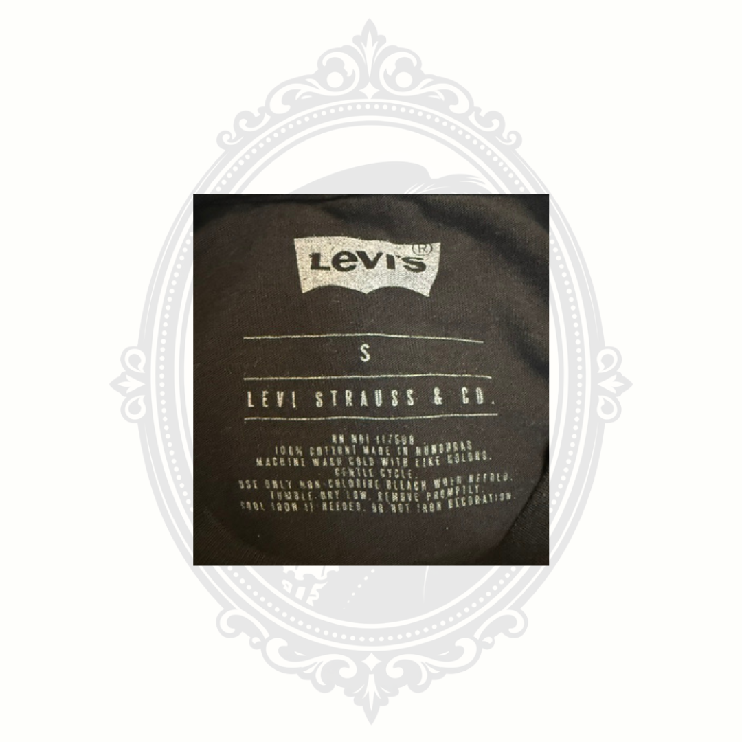 Levi's California Republic Logo Tee Black Size Small