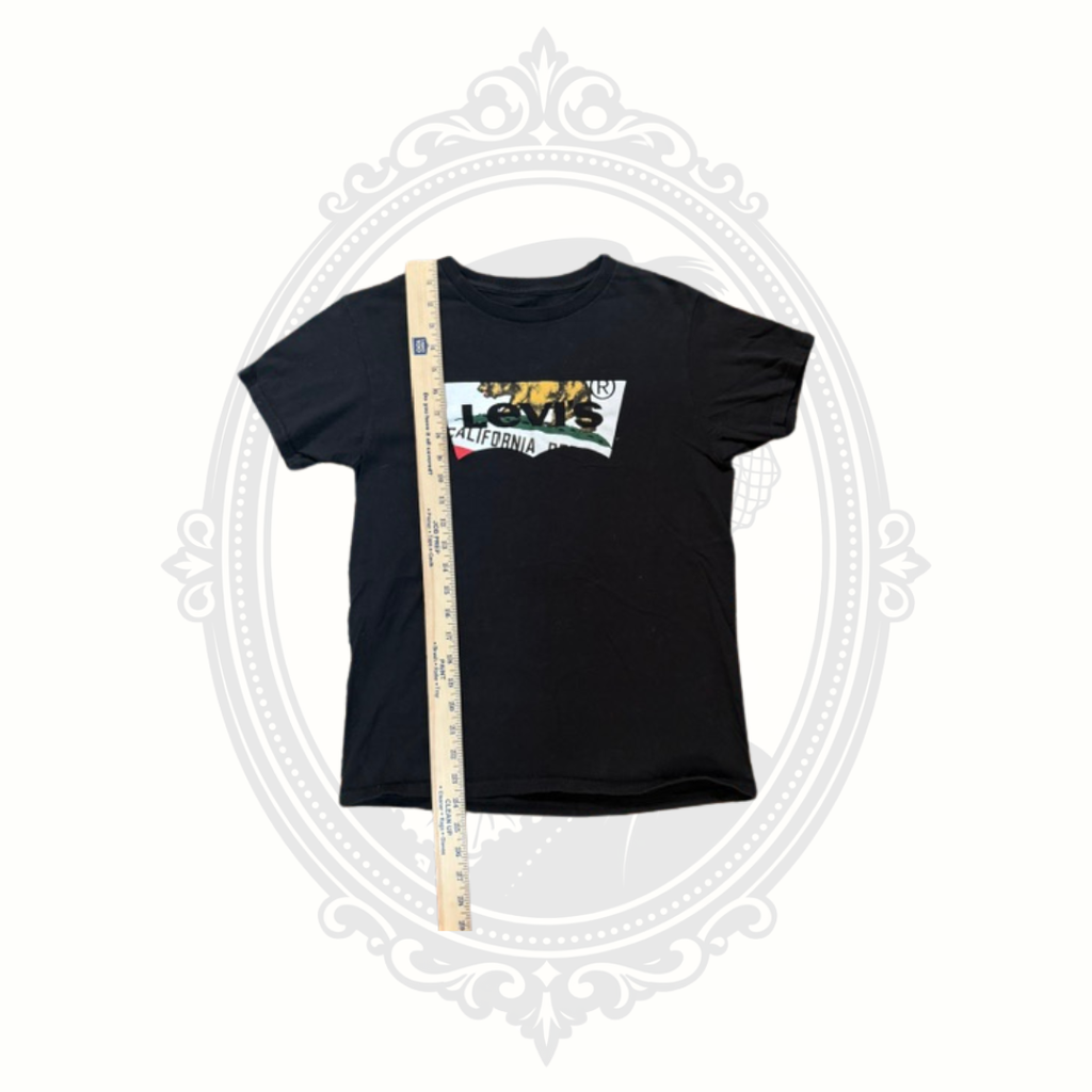 Levi's California Republic Logo Tee Black Size Small