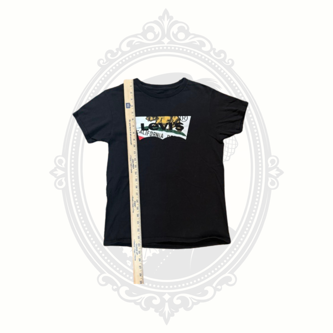 Levi's California Republic Logo Tee Black Size Small
