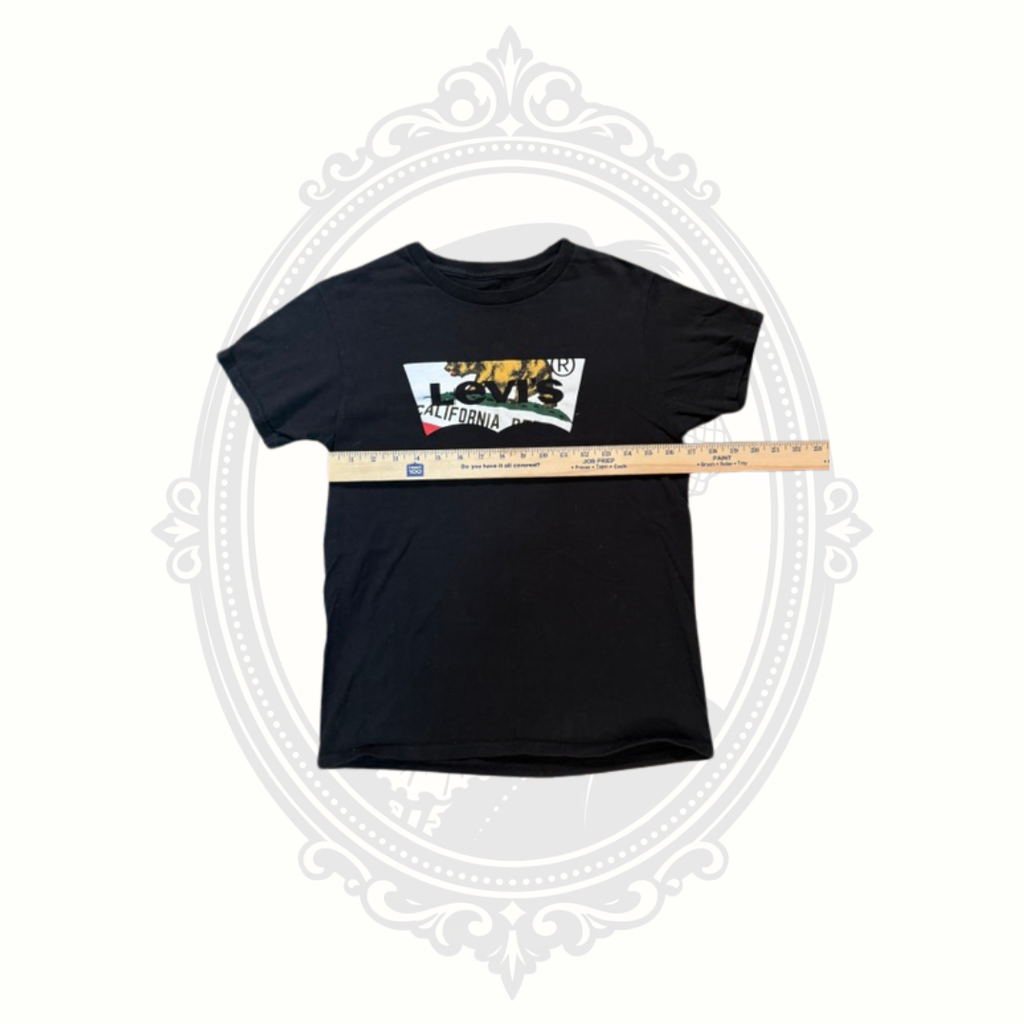 Levi's California Republic Logo Tee Black Size Small