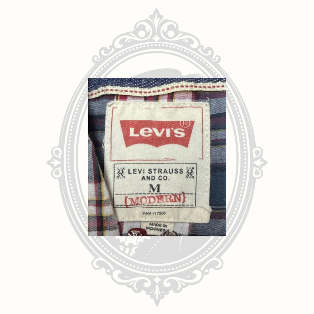Levi's Modern Men's Plaid Western Snap Shirt - Medium