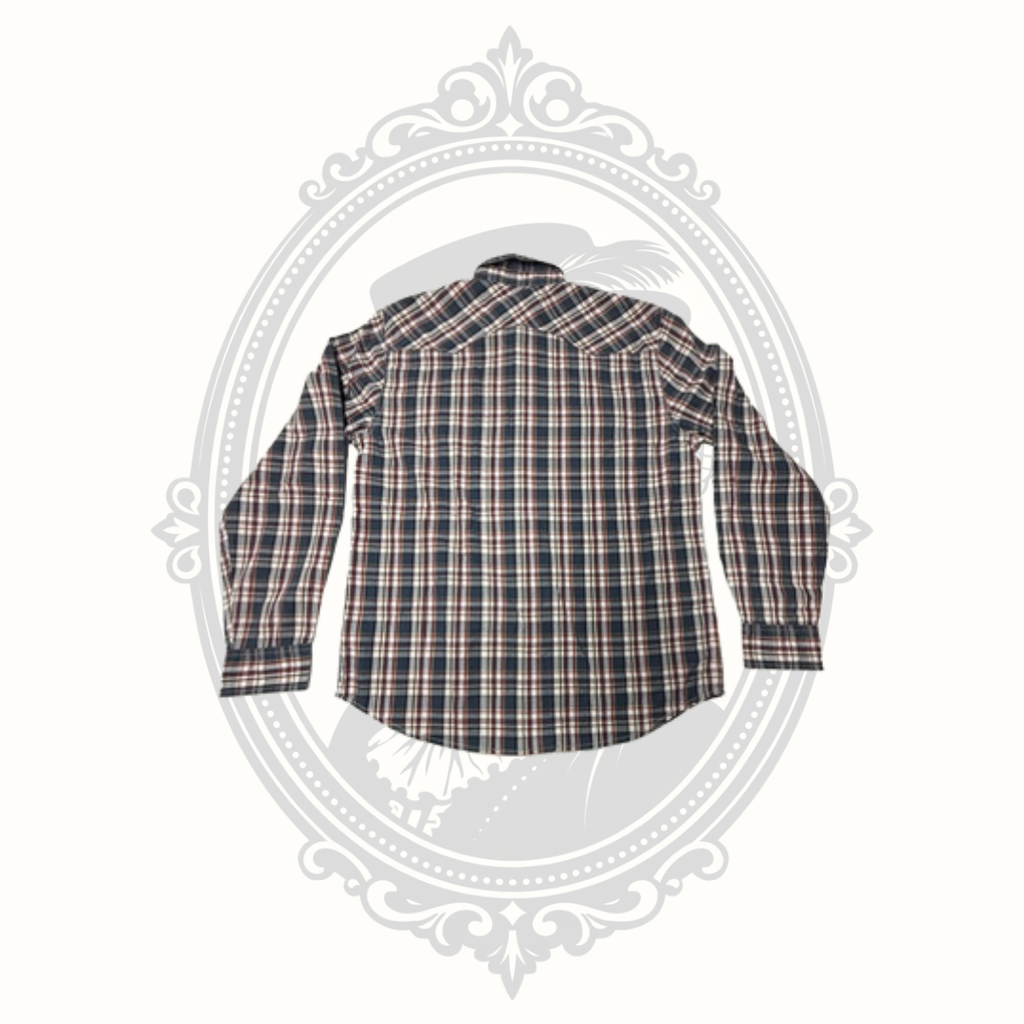 Levi's Modern Men's Plaid Western Snap Shirt - Medium