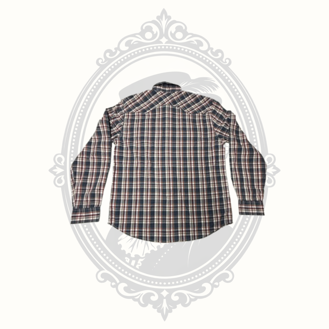 Levi's Modern Men's Plaid Western Snap Shirt - Medium