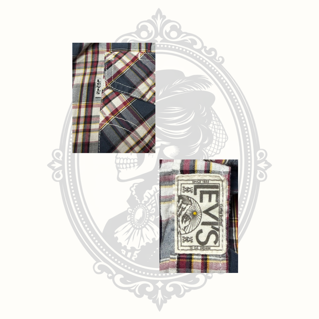 Levi's Modern Men's Plaid Western Snap Shirt - Medium