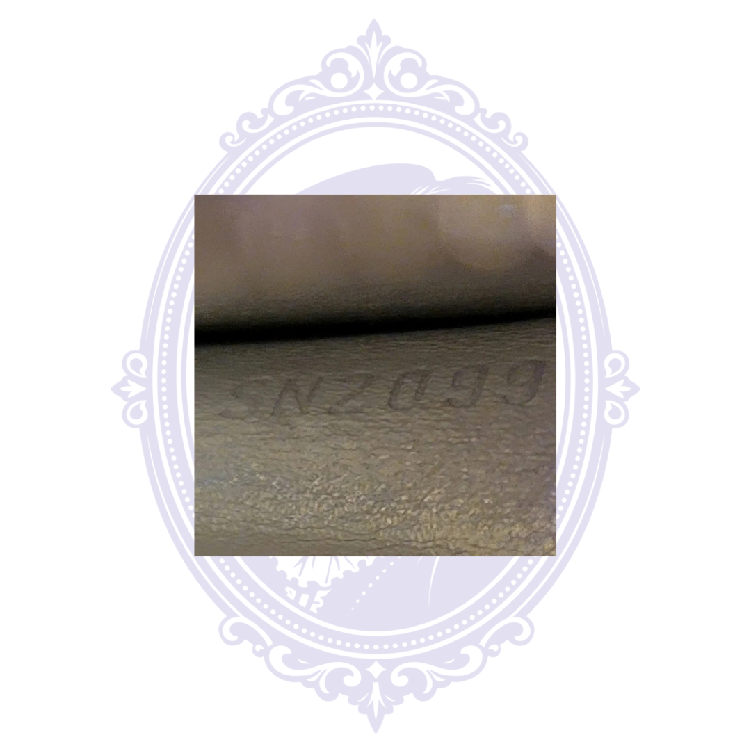 Louis Vuitton Flocon MM interior date code SN2099 close-up