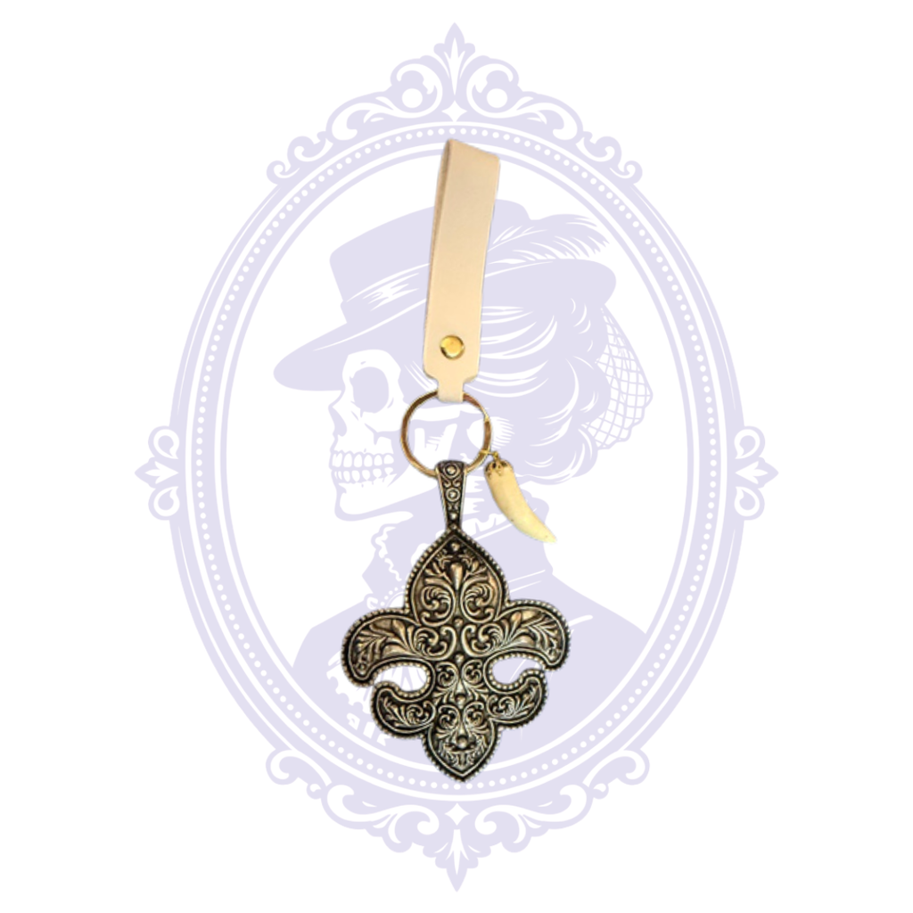 Louisiana Natural Curiosity Keychains – Alligator Tooth, Foot, Nutria Tooth & Charms