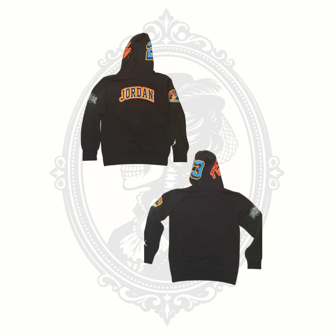 Jordan Boys Patch Graphic Fleece Hoodie & Jogger Set Size 8-10