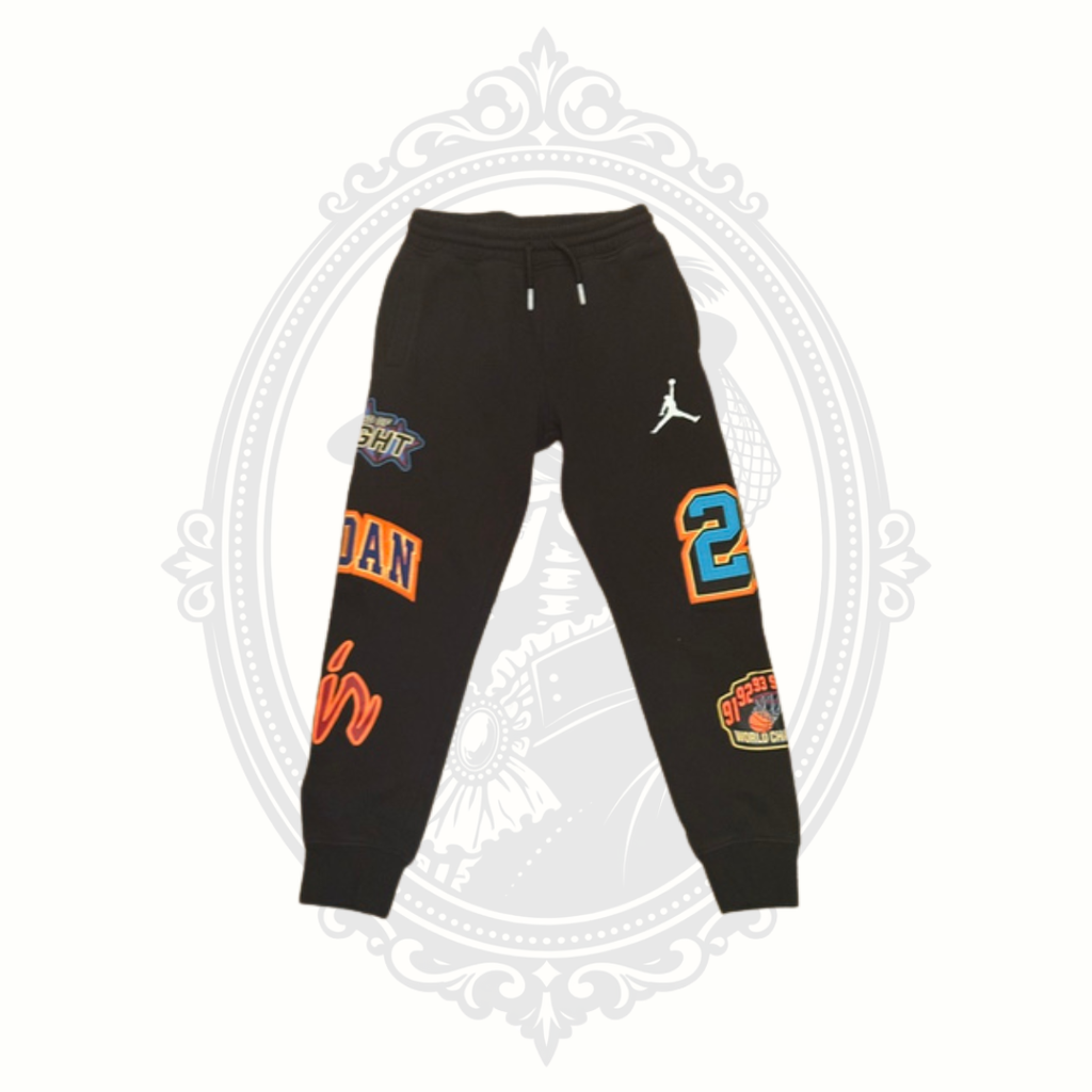 Jordan Boys Patch Graphic Fleece Hoodie & Jogger Set Size 8-10