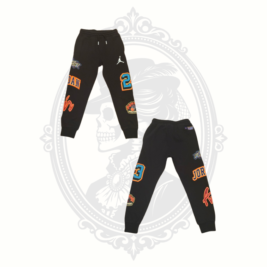 Jordan Boys Patch Graphic Fleece Hoodie & Jogger Set Size 8-10