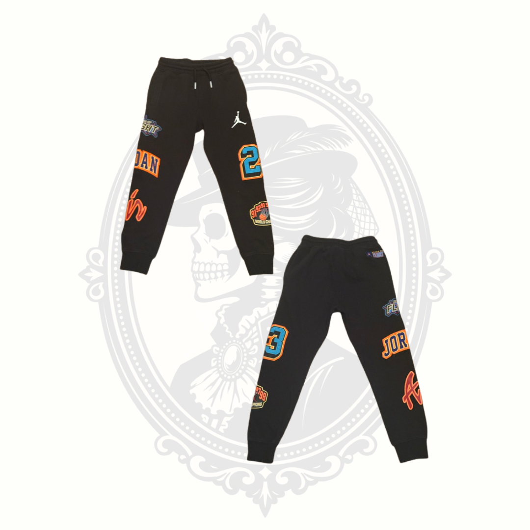 Jordan Boys Patch Graphic Fleece Hoodie & Jogger Set Size 8-10