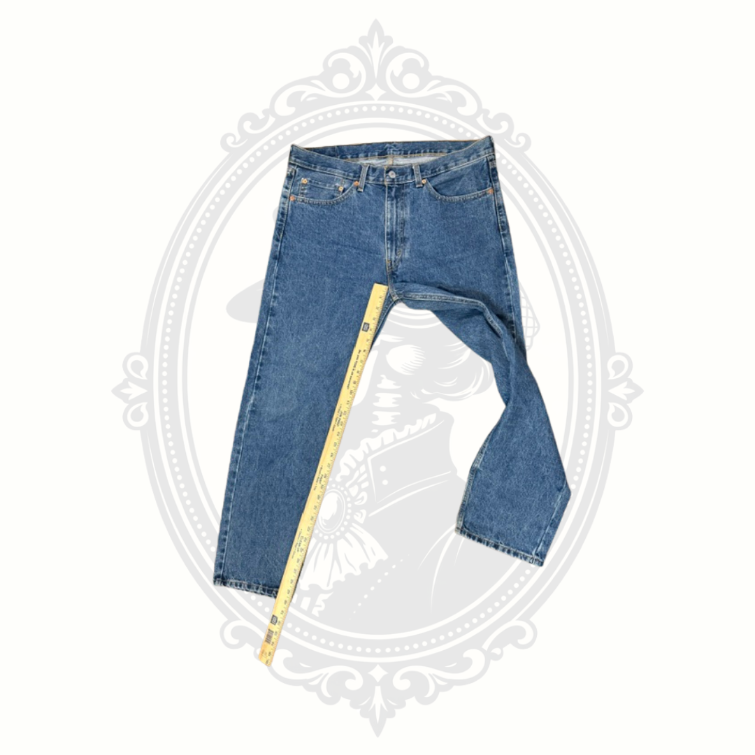 Levi's 505 Regular Fit Jeans Men's 36x30 Medium Wash Straight Leg 100% Cotton